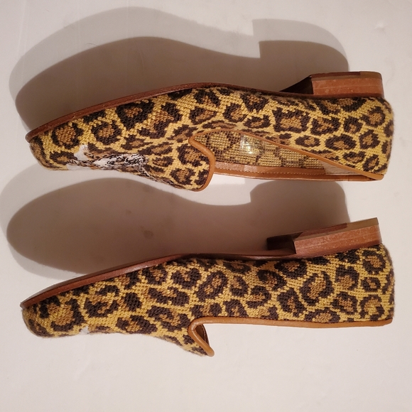 Stubbs & Wootton Leopard J Crew  Kitty sz 5